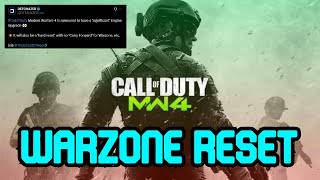Warzone Reset Coming With MW4