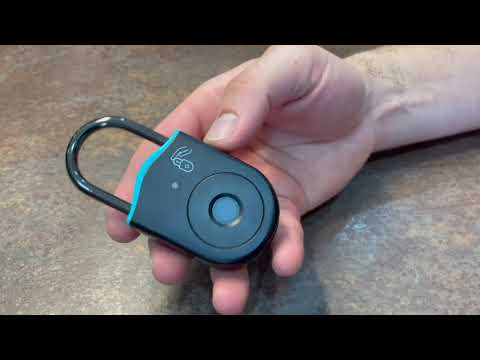WOWLock Fingerabdruck Vorhängeschloss mit Bluetooth, funktioniert tadellos   ideal für das Fitnessst
