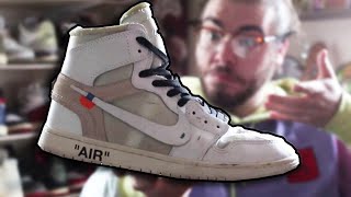 Best Off-White Sneaker Ever? Air Jordan 1 'Euro/White' // Review & On Feet