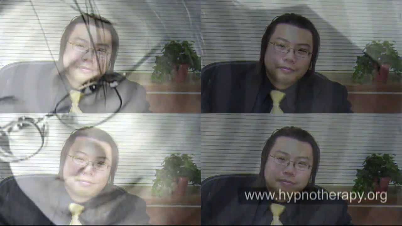 Hypnosis induction with a pocket watch, plus guided meditation session