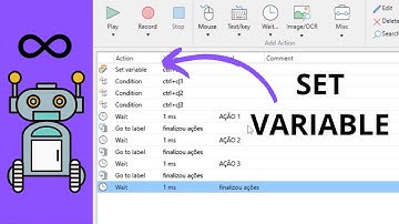 SET VARIABLE - MACRO RECORDER - VARIÁVEIS