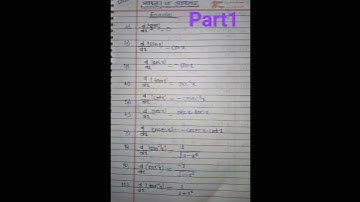 #formulas of #differentiation (#shorts #viral #video )