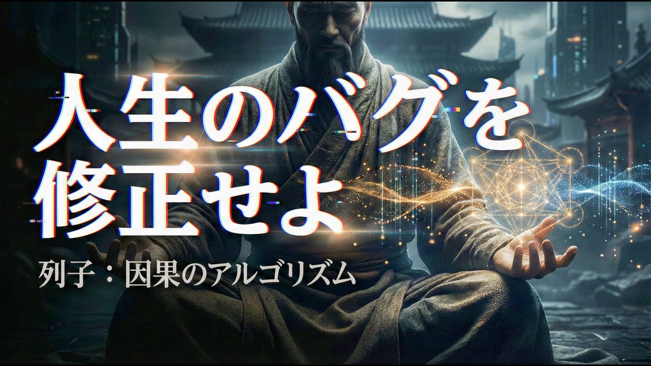 【列子】人生のバグを修正せよ。努力不要で勝ち確する「因果のアルゴリズム」完全解読【超訳】