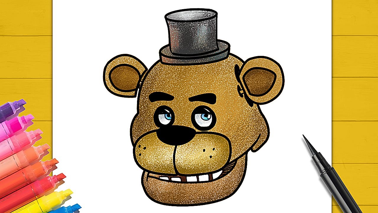 Como DIBUJAR a FREDDY FAZBEAR paso a paso - thptnganamst.edu.vn