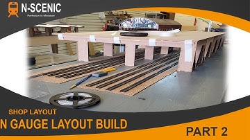 N Scenic N Gauge shop layout part 2