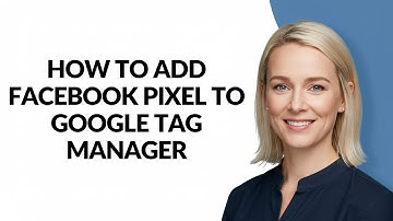 HOW TO ADD FACEBOOK PIXEL TO GOOGLE TAG MANAGER - Julia