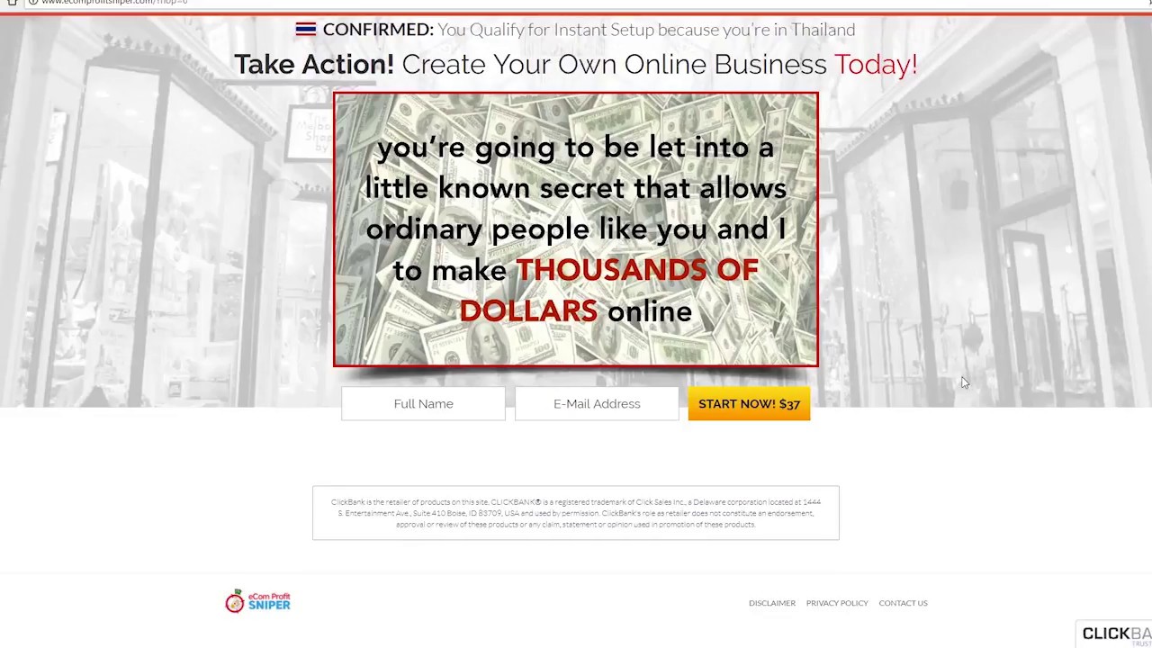 Ecom Profit Sniper Sign Up and Review / E Marketing Course Tutorial 