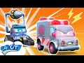 Super Drill vs. ROBOT AMBULANCE | SuperTruck - Rescue | Trucks Videos for Children