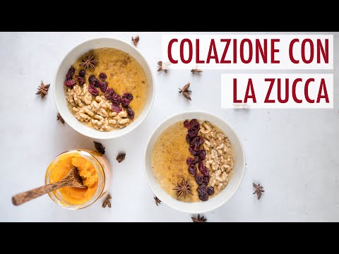 Video: Porridge Di Miglio Cotto Nella Zucca