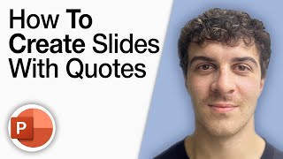 How To Create Slides With Quotes in Powerpoint [2025 Full Guide] How To Type In Powerpoint Slide 2025 Full Guide