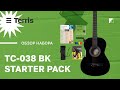 Обзор на набор начинающего гитариста TERRIS TC 038 BK Starter Pack