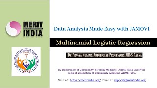 Multinomial Logistic Regression using JAMOVI