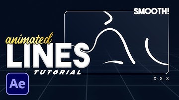 After Effects Motion Graphics – Easy SMOOTH LINE Animations for Beginners (No Plugins)