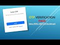 OTP Verify Page Using Bootstrap 5 | Easy Tutorial