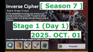 GFL2 Inverse Cipher, Season 7, Part 1 Walkthrough