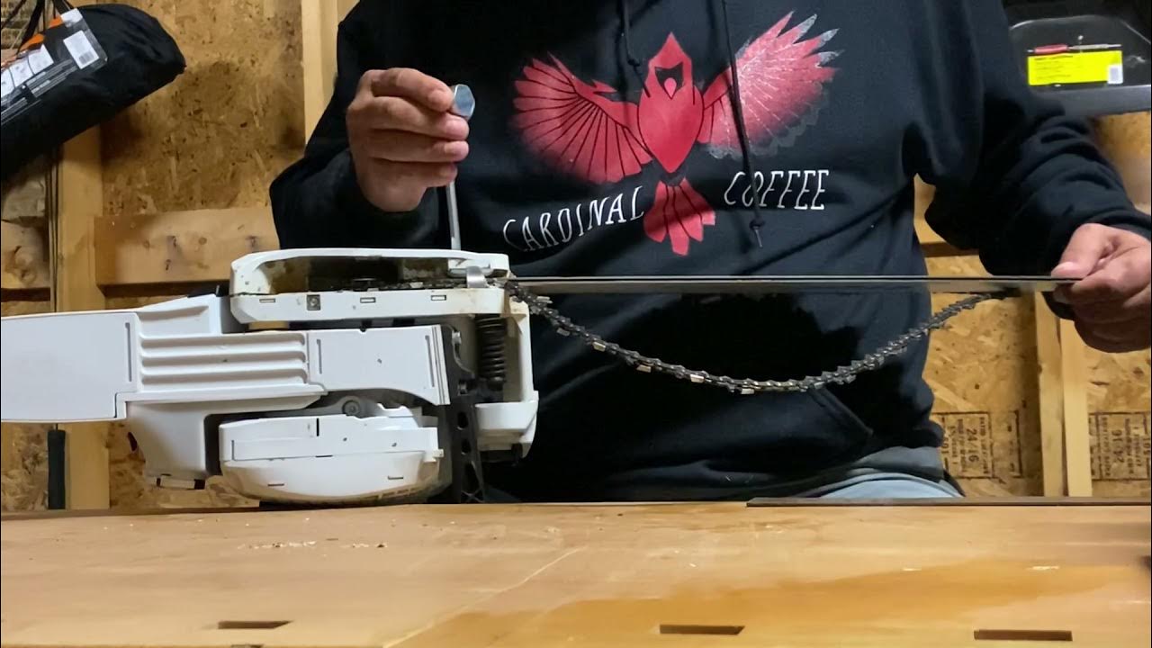 Chain came off your chainsaw? Here’s how to repair it and adjust your