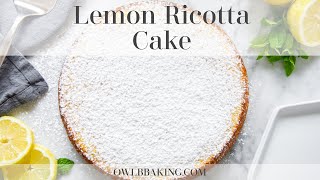 Lemon Ricotta Cake