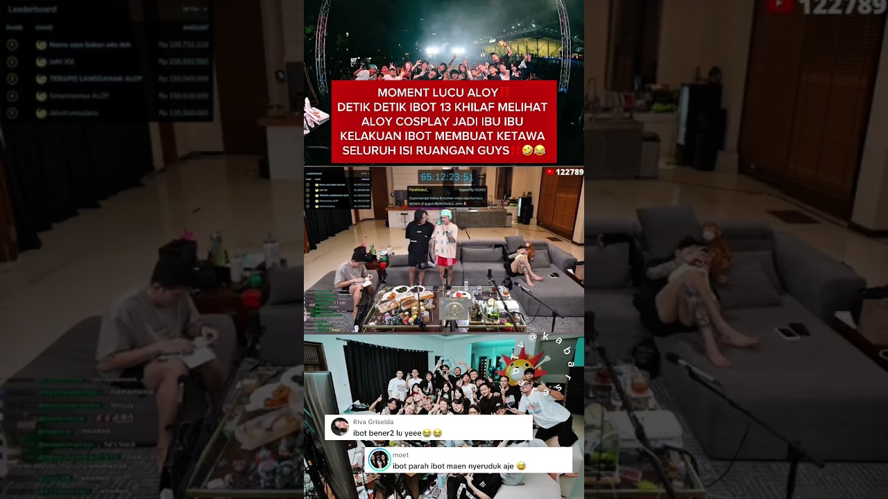 IBOT 13 KHILAF‼️ Lihat ALOY Cosplay Ibu-Ibu, Satu Ruangan Auto Ngakak 🤣 #trending #viral #fyp