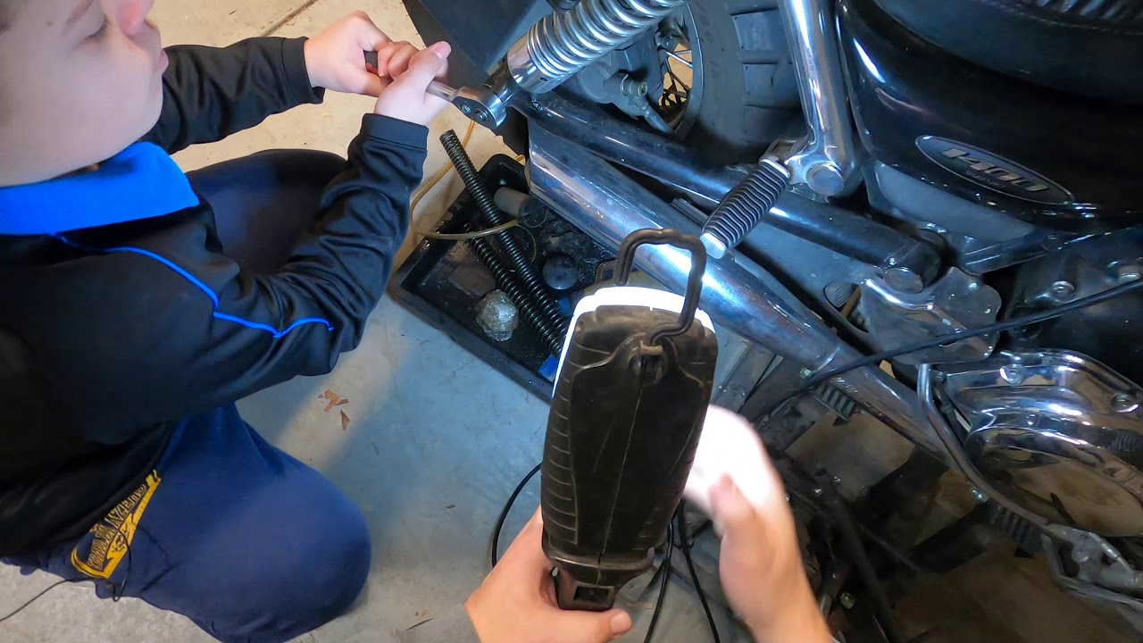 2003 Suzuki Intruder Rear Brake Caliper Removal