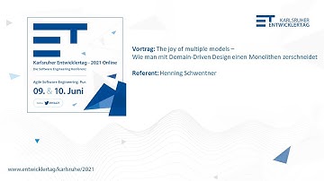 The joy of multiple models - Karlsruher Entwicklertag 2021