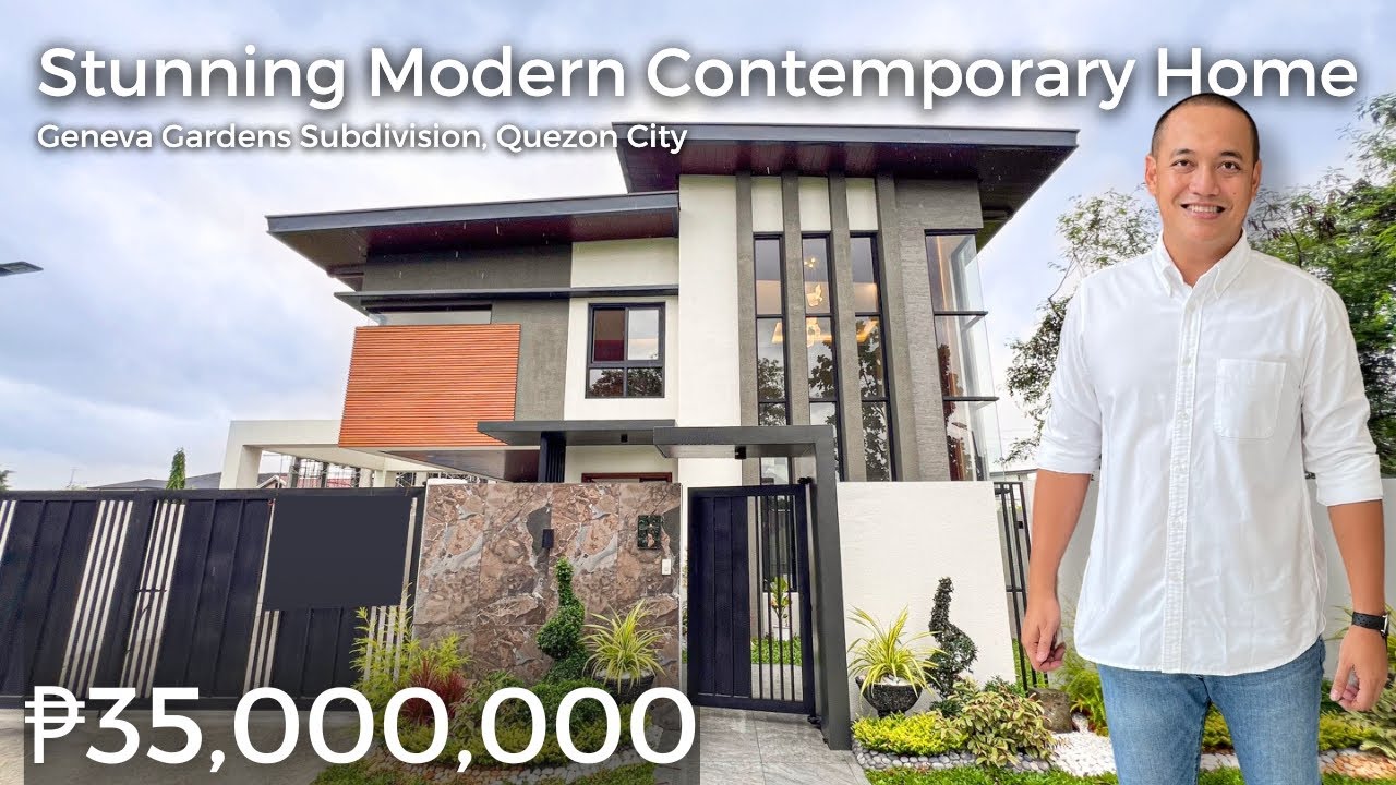 House Tour 387 | Stunning Modern Contemporary Home For Sale in Geneva Gardens, Quezon City