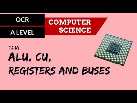 OCR A&rsquo;Level ALU, CU, Registers and Buses