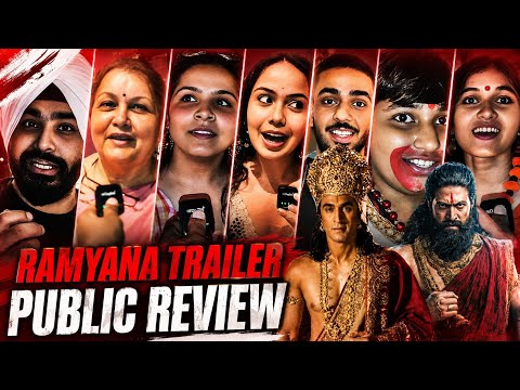 Ramayana trailer public review | ranbir kapoor | yash as ravan 😱| sai pallavi 😍 | sunny deol 