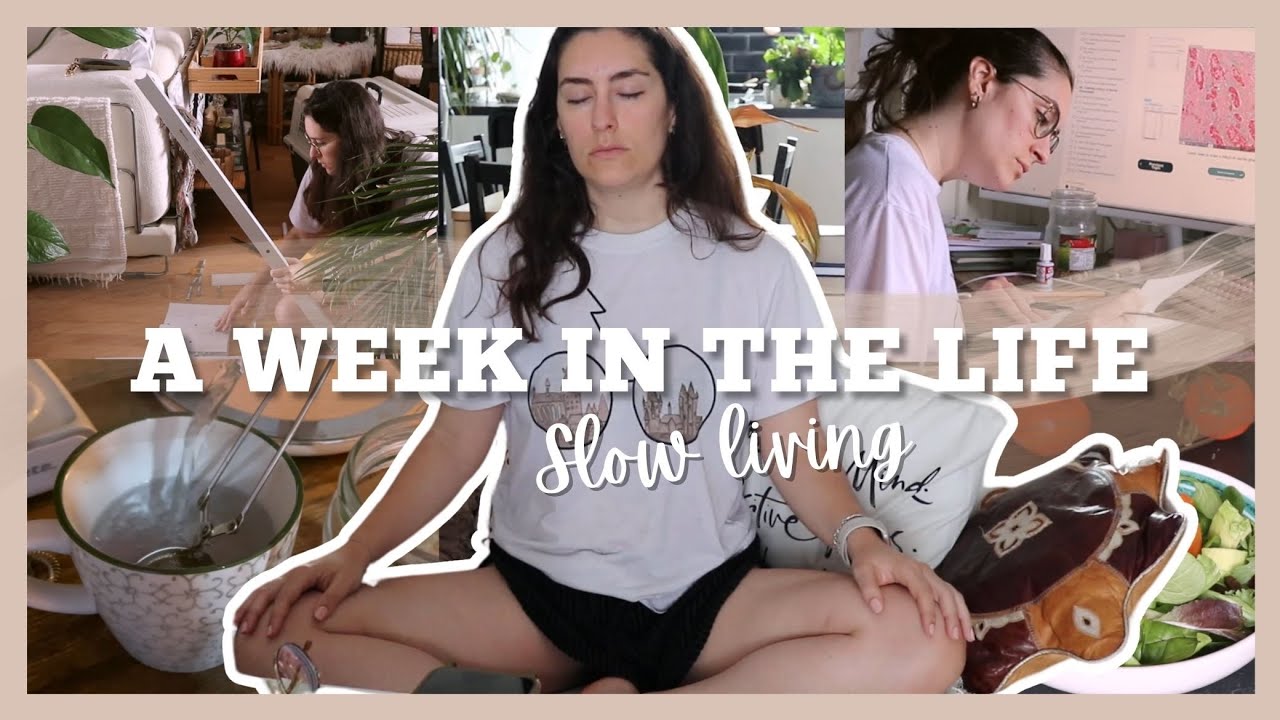 A few days in the life ☁️💻 intense work with slow living practices