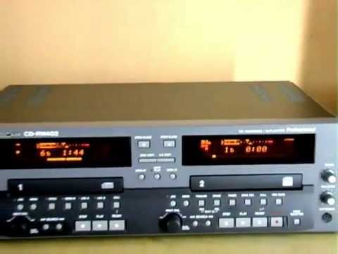 Tascam CD-RW402 - YouTube