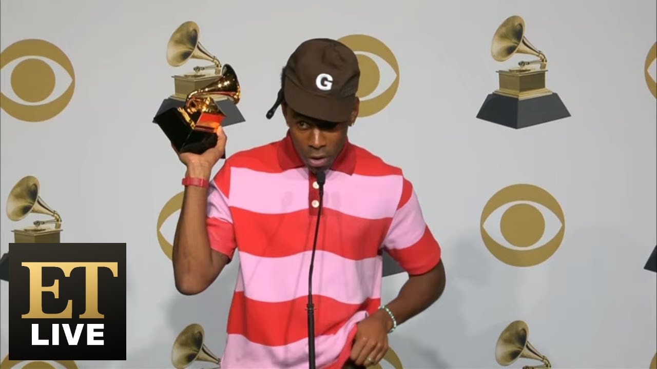 Tyler, the Creator gives Grammys victory speech while hiking