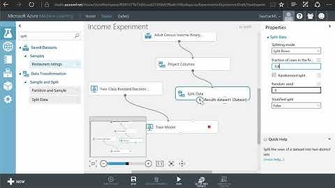 Azure Machine Learning | Demonstration | Two Class Boosted Decision Tree