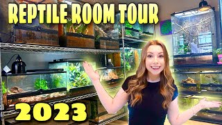 2023 REPTILE ROOM TOUR!! (Frogs, Snakes, Lizards and More!)