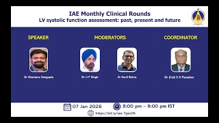 IAE monthly clinical rounds: Assessment of left ventricular systolic function