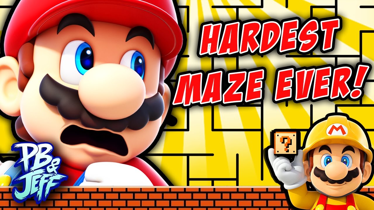 Super Mario Maker FAN LEVELS HARDEST MAZE EVER YouTube Super mario maker fan levels hardest maze ever youtube