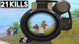 SECRET POWER OF M16 | 21 KILLS SOLO vs SQUAD | PUBG Mobile 🐼