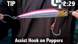 Topwater Basics: Assist Hook on Topwater Lures