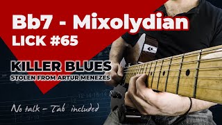 Guitar Lick #65 - Bb7 - Mixolydian / Blues Scales
Today I propose this Bb7 Killer Blues lick, based on a Bb7 Mixolydian mode and minor/major Blues Scale. I invite to use this lick as starting points to develop your own ideas!
I kindly stole and adapted this excellent lick from Artur Menezes :-)
Check out the video where it comes from : https://www.instagram.com/p/CHwakdIAMqz/
0:14 : Fretboard diagram + Tabs
0:28 : Notes
1:45 : 50 BPM
Practice online : https://youtu.be/lRYfL_0R2cQ
Subscribe for more licks ;-)
FIND ME :
► INSTAGRAM : https://www.gillesfournat.com/instagram/
► FACEBOOK : https://www.gillesfournat.com/facebook/
► YOUTUBE : https://www.gillesfournat.com/youtube/
FIND SKAND :
► INSTAGRAM : https://www.skand-rock.com/instagram/
► FACEBOOK : https://www.skand-rock.com/facebook/
► YOUTUBE : https://www.skand-rock.com/youtube/
► DEEZER : https://www.skand-rock.com/deezer/
► SPOTIFY : https://www.skand-rock.com/spotify/
#guitarlicks #mixolydian Guitar Lick #65 - Bb7 - Mixolydian / Blues Scales