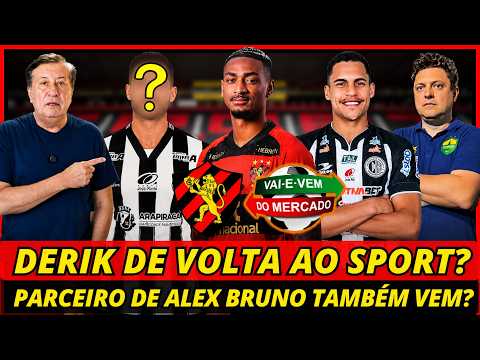 💣🚨URGENTE! DERIK LACERDA DE VOLTA AO SPORT? DUPLA CHEGANDO DO ASA? ÚLTIMAS NOTÍCIAS DO SPORT RECIFE