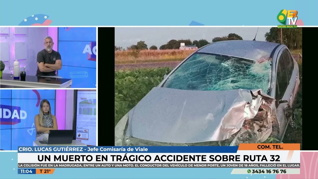 Crio Lucas Gutiérrez - Un joven de 18 años murió en trágico accidente sobre ruta 32