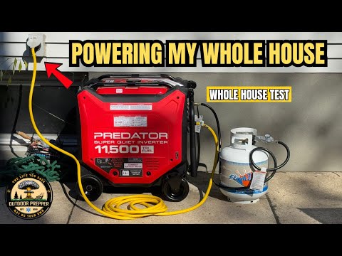 Predator 11500w Powers My Entire House (Transfer Switch & Full Test) — Honda Should Be Worried!