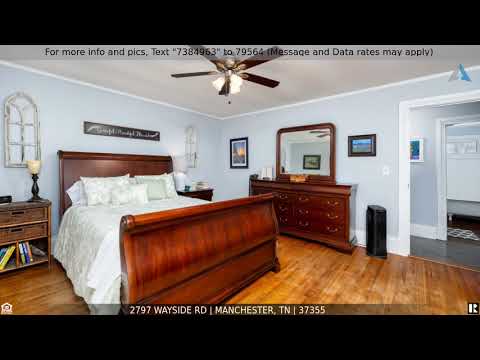 2797 Wayside Rd, Manchester, TN home video tour