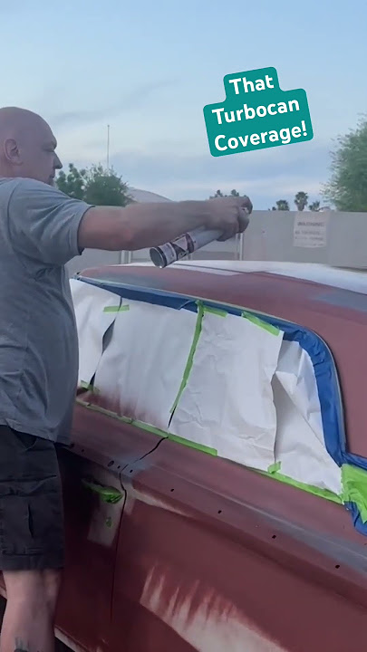 The only thing that beats a spray gun is a turbo can, but this even has zero setup! #turbocan