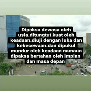 Dipaksa dewasa oleh usia dan dituntut kuat oleh keadaan