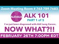 Alk 101 part 1 ive just been diagnosed with alk positive lung cancer