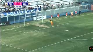 Sub 20 do Corinthians leva gol inacreditavel do goleiro do Agua Santa