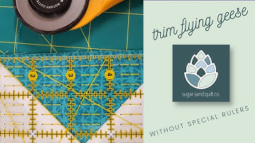 Trim Flying Geese WITHOUT Special Rulers