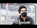 Juan Manuel Correa Prepares For Incredible Return To Racing