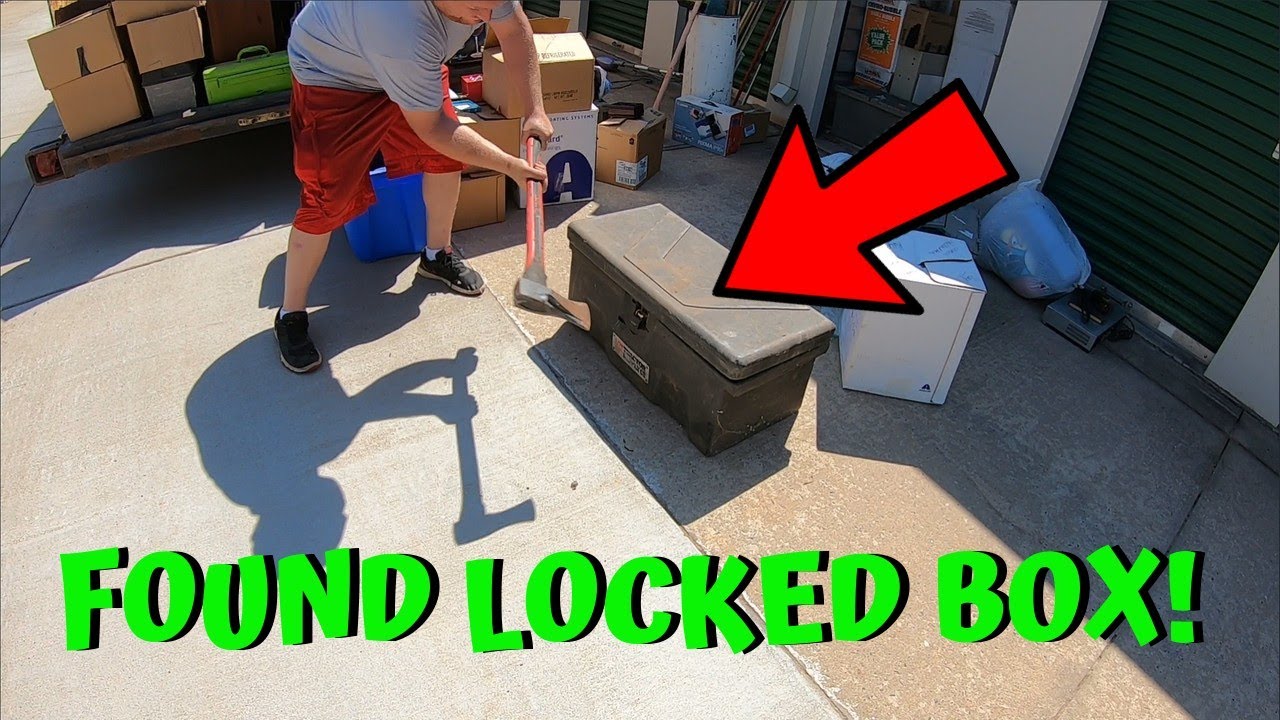 He Found A Heavy Locked Box In An Unpaid Storage Unit Foreclosure ...