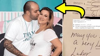 Pregnant Waitress Shares Customer’s Horrific Note That Left Her in Tears