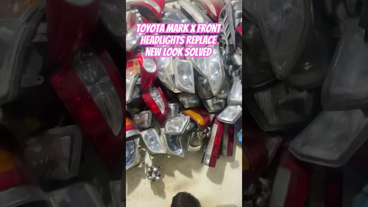 Toyota mark x headlight refresh 